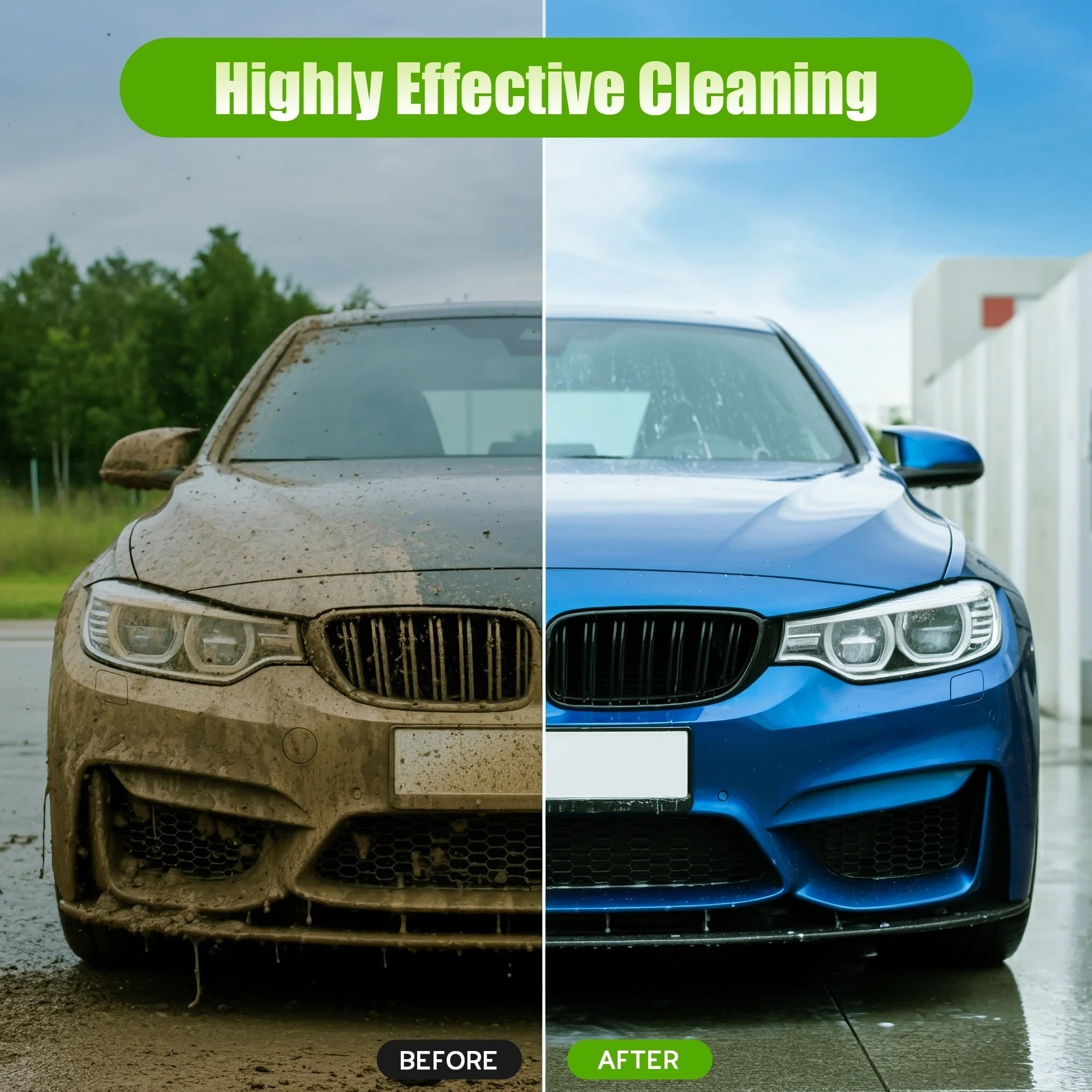 Electric Pressure Washer, 3800PSI 2.6 GPM Power Washer Machine with Hose Reel,4 Quick Connect Nozzles, Foam Cannon, for Cars, Patios, and Floor Cleaning,Green