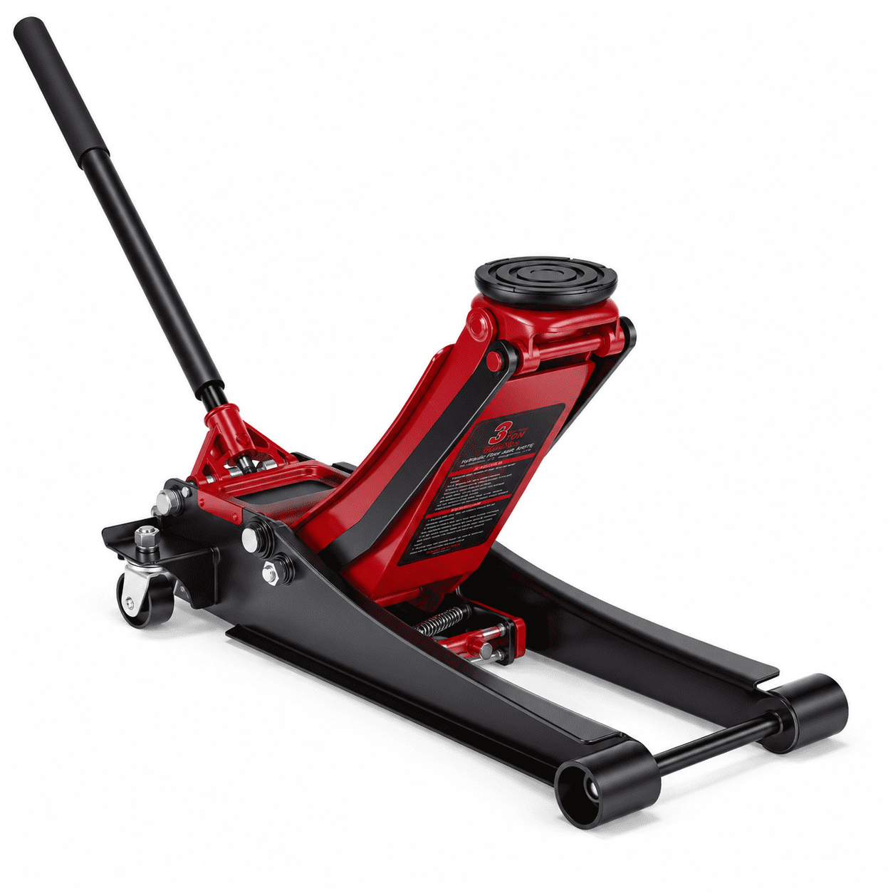 Fenbeli 3 Ton Low Profile Hydraulic Floor Jack, 6600 lb Dual Pump Quick Lift for Cars, SUVs and Trucks