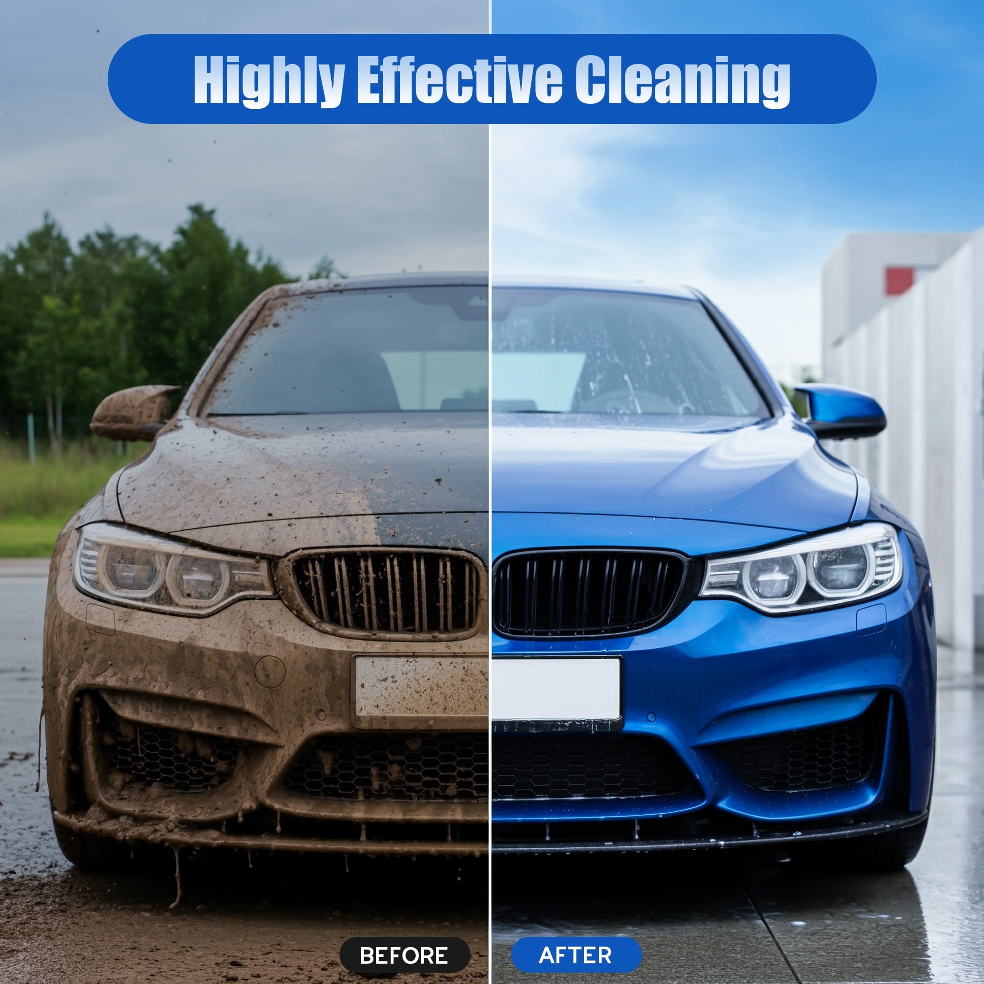 Fenbeli 3000 PSI Electric Pressure Washer, 2.0 GPM Power Washer with Hose Reel, 5 Nozzles, Wheels and Handle, 2000W High-Efficiency Cleaner for Cars, Homes, Driveways, and Decks