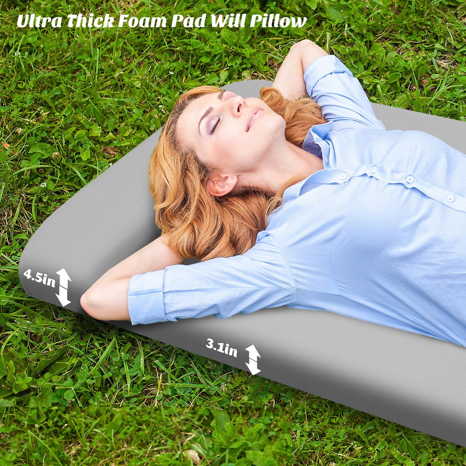 tent self inflating Fenbeli Self Inflating Sleeping Pad 3.2 Thick Memory Foam Camping Pad – FENBELI