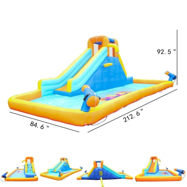 Inflatable Water Slide Kids Bounce House 420D oxford
