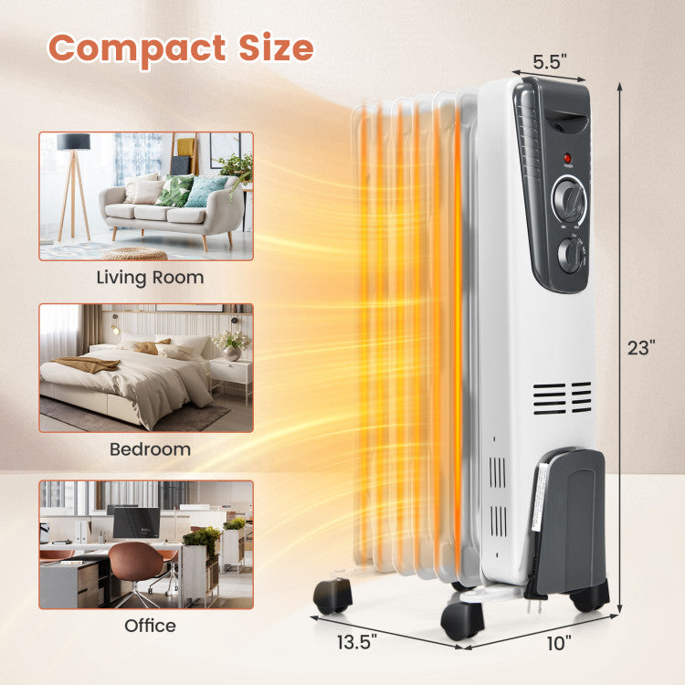 1500W Electric Space Heater for Indoor Use
