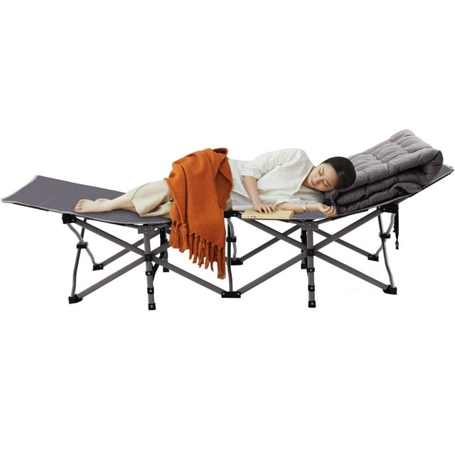 Outdoor Camping Folding Bed Adults Folding Camping Cot