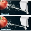 Bidet Attachment for Toilet, Ultra-Slim Dual Nozzle Hygienic Toilet Bidet, Fresh Cold Water Pressure Adjustable Bidet Attachment with Stainless Steel Inlet