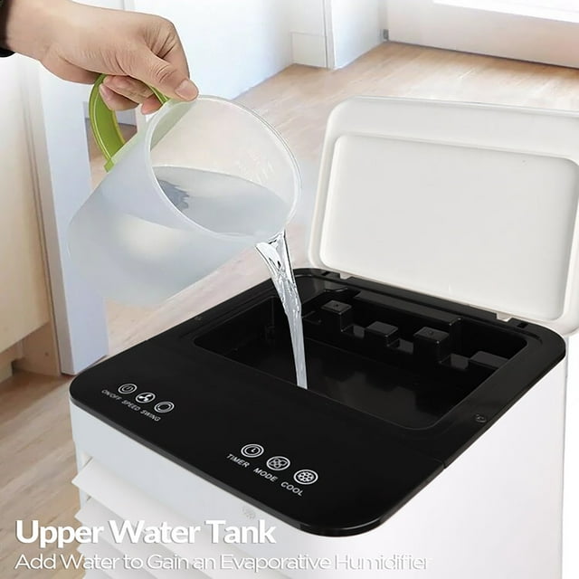3-in-1 Evaporative Portable Air Cooler Fan w/ Fan