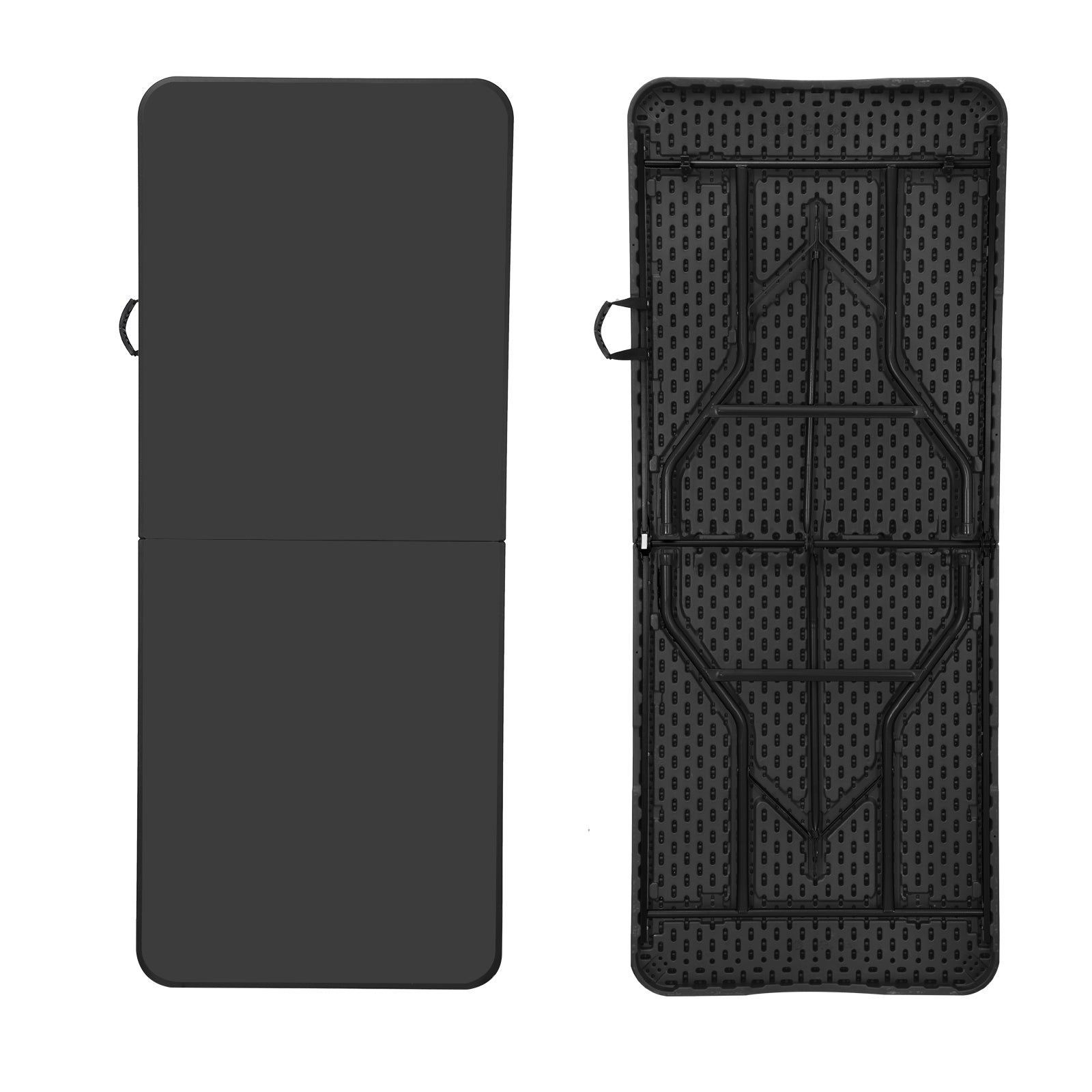 Folding Tables 6 Ft Long Plastic Folding Table Heavy Duty for Picnic, Dinning, Party