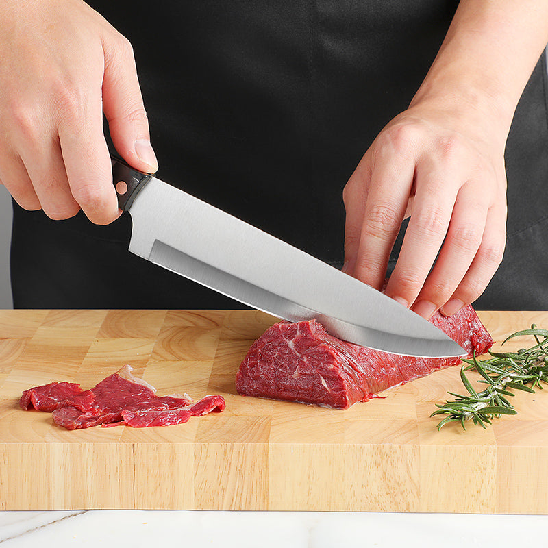 19 Pieces Knife Block Set with Block,