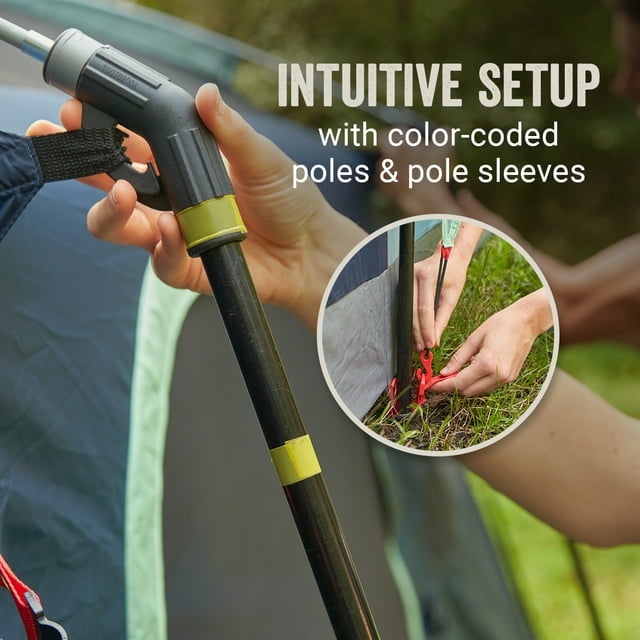 Basics Dome Camping Tent With Rainfly