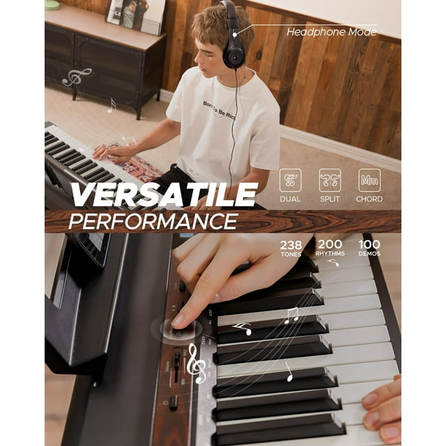 88 Keys Weighted Keyboard Piano for Beginners