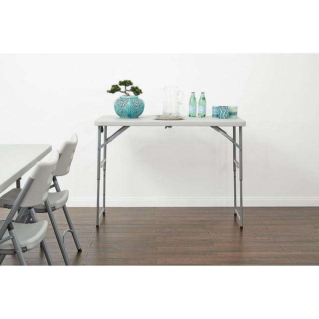 Multipurpose Rectangle Table 4ft Long, White