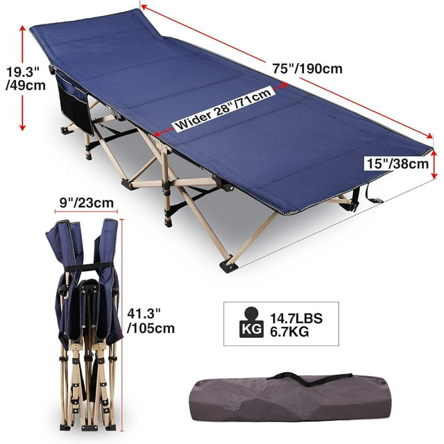 Folding Camping Cots for Adults Heavy Duty