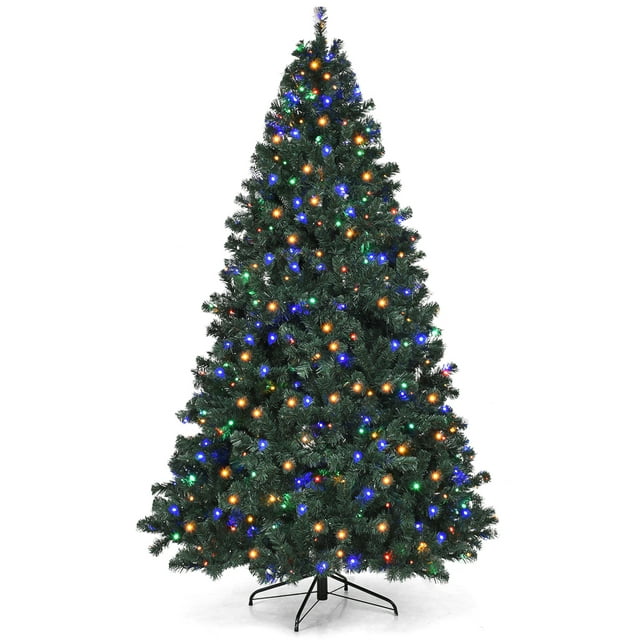 7.5Ft Pre-Lit Christmas Tree Hinged