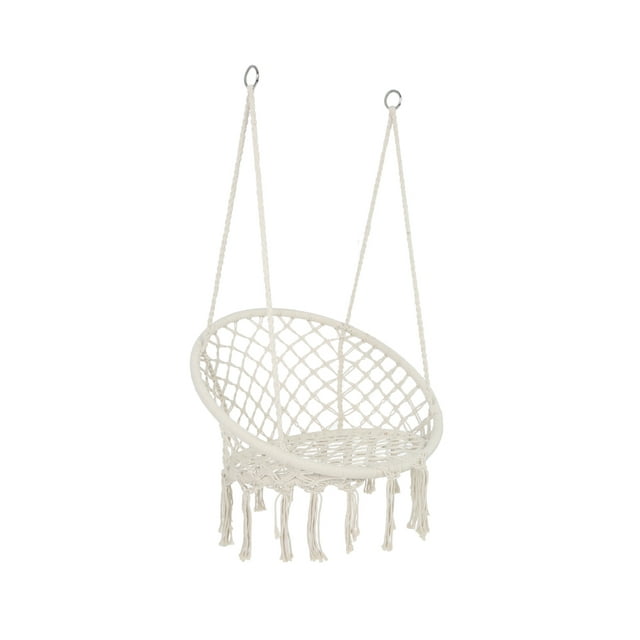 Hammock Chair Macrame Swing Max 330 Lbs Hanging Cotton Rope