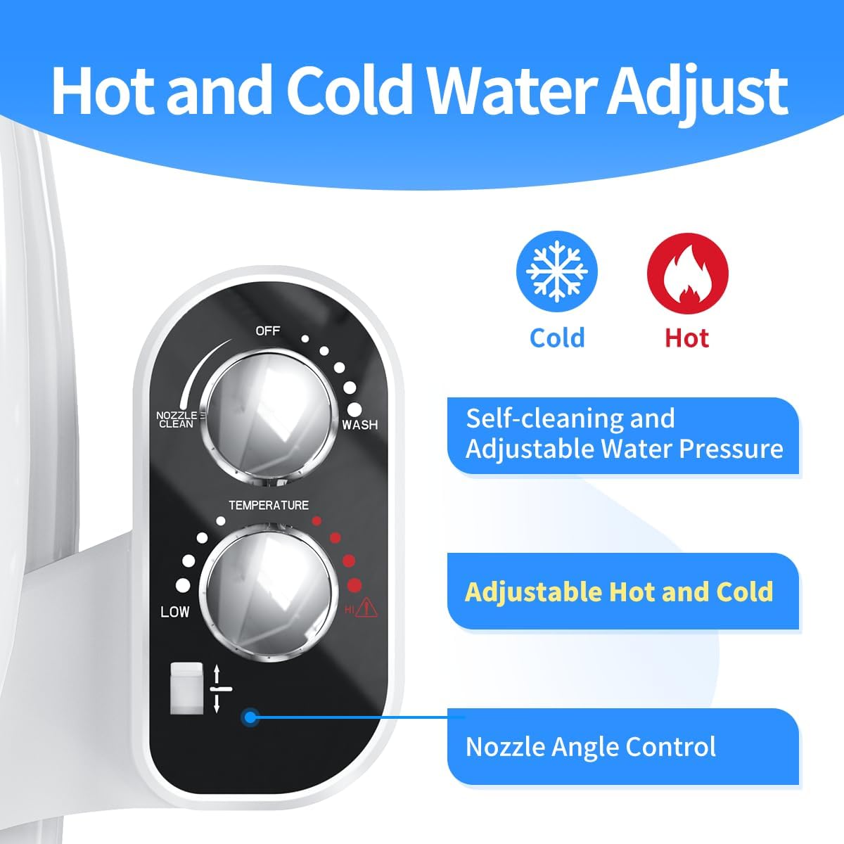 Bidet Attachment for Toilet