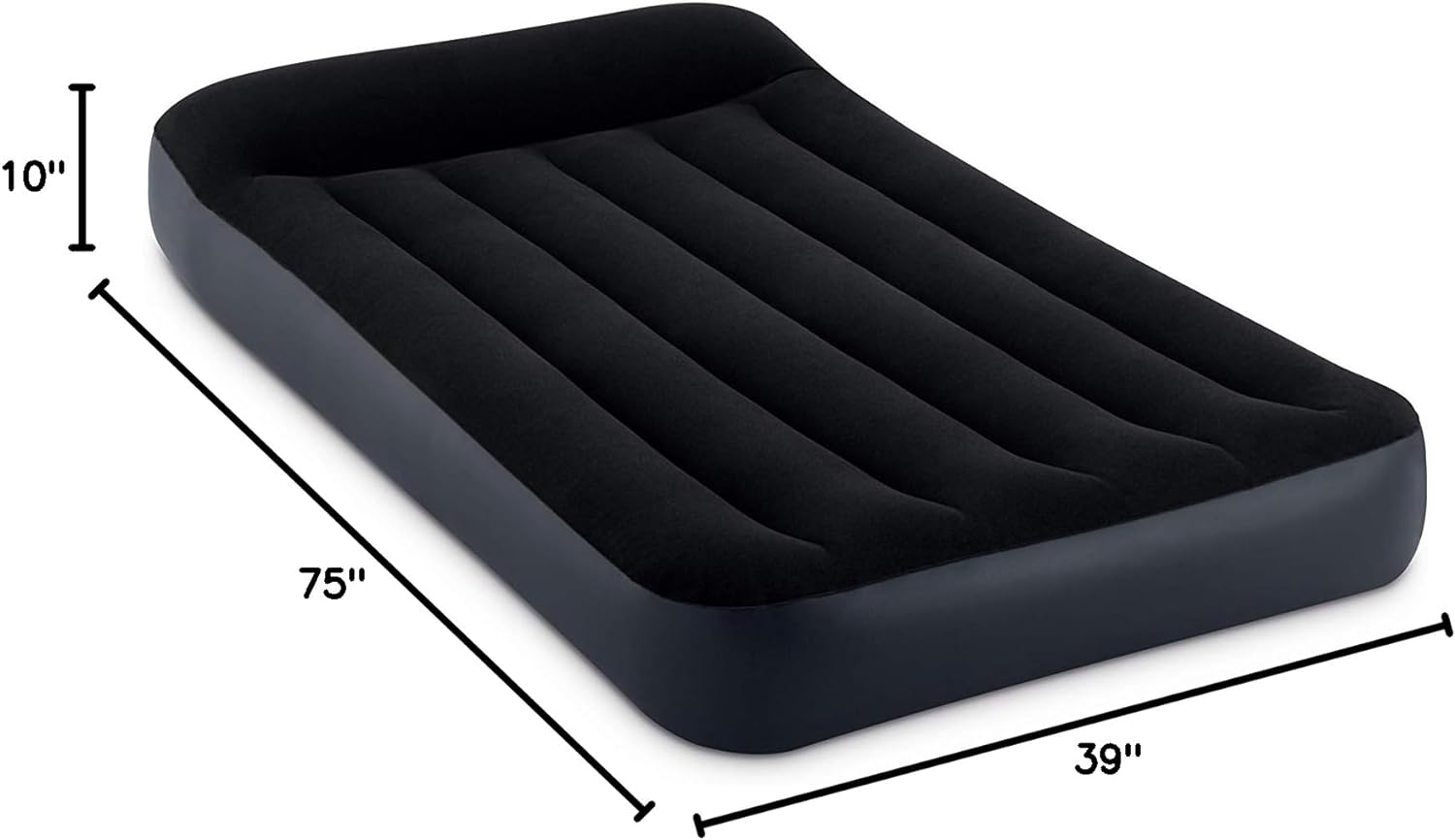 Dura Beam Standard Pillow Rest Air Mattress,Navy