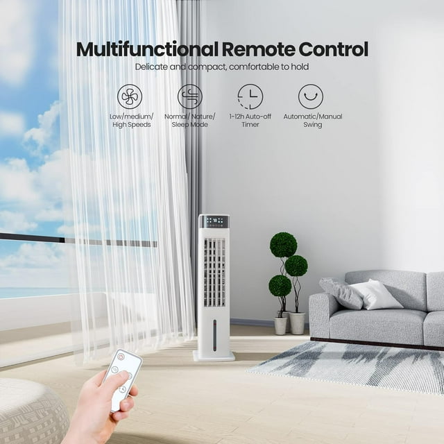 Evaporative Air Cooler 30in Tower Fan