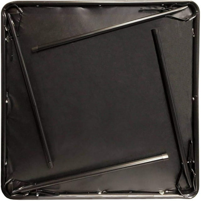 5 Piece Folding Table and Chair Set Black