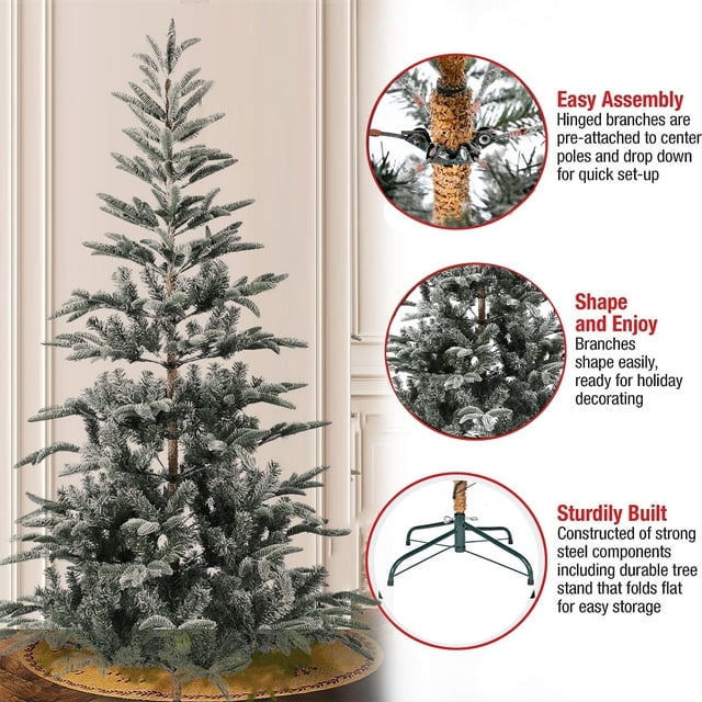 7ft King Noble Fir Artificial Christmas Tree Unlit