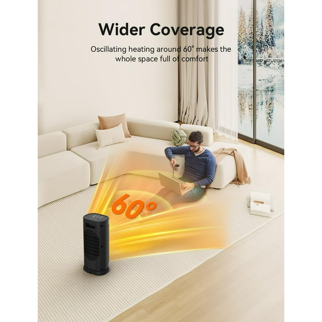 2000W Space Heater Portable Electric Heater for Indoor Use