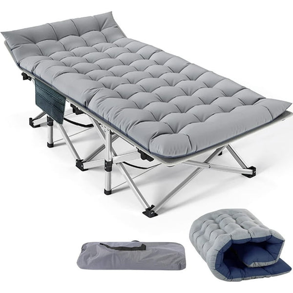 Folding Camping Cot Folding Outdoor Cot with Carry Bag
