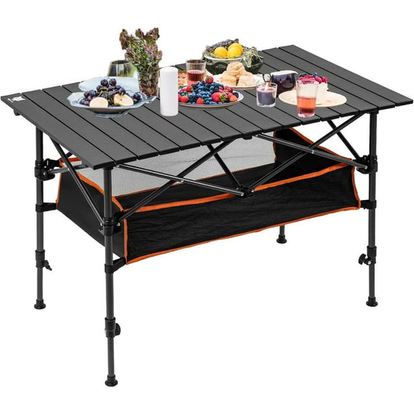 Folding Table for Camping Camp Table for Picnic, Black