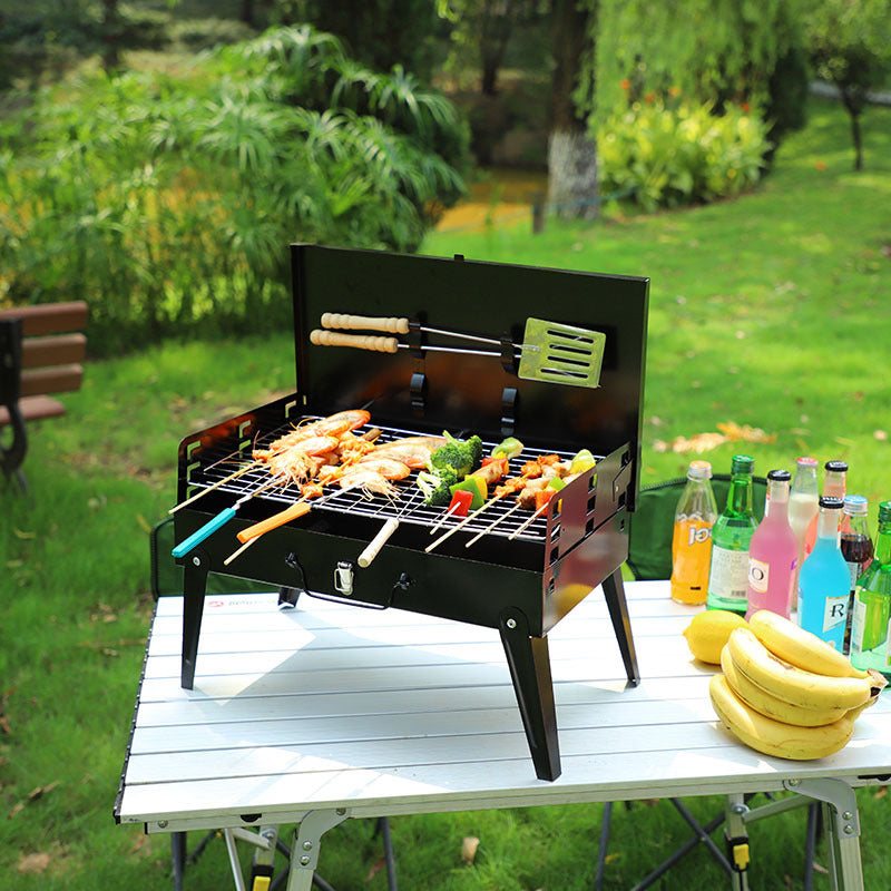 Grill 2 Burner Tabletop Propane Gas Grill