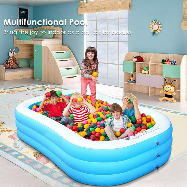 Inflatable Swimming Pool efubaby Blow up Full Sized Inflatable Pool
