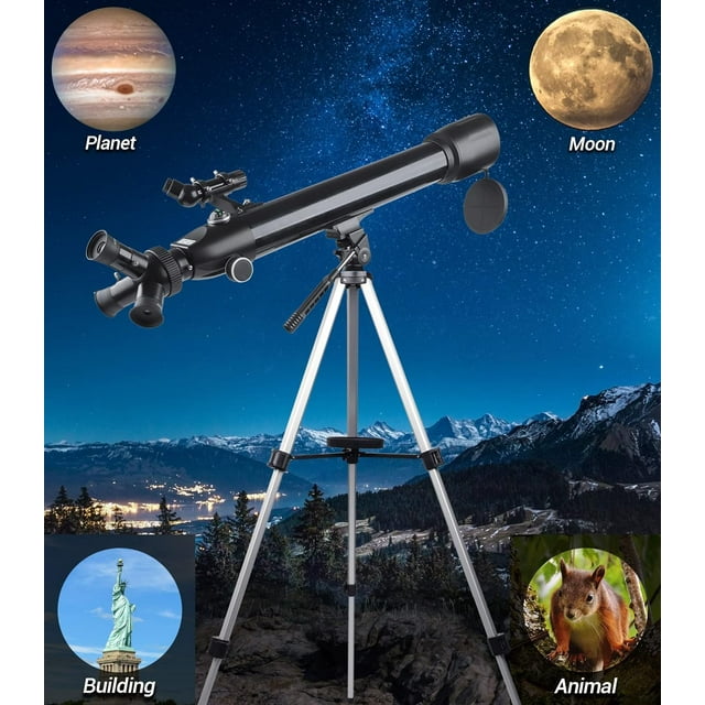 Telescope 70mm Aperture 700mm AZ Mount Astronomical Refracting Telescope