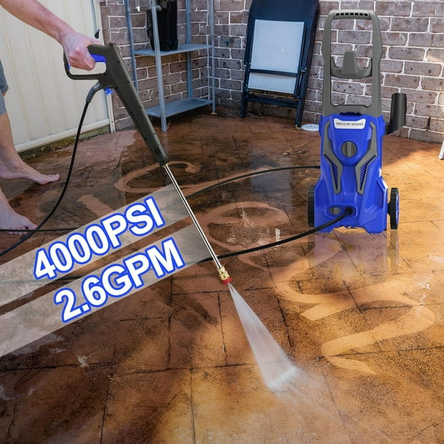 Electric Pressure Washer 4000 PSI 2.6 GPM Power Washer Electric Powered