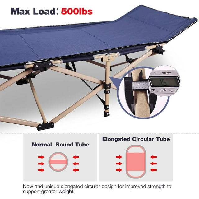 Folding Camping Cots for Adults Heavy Duty