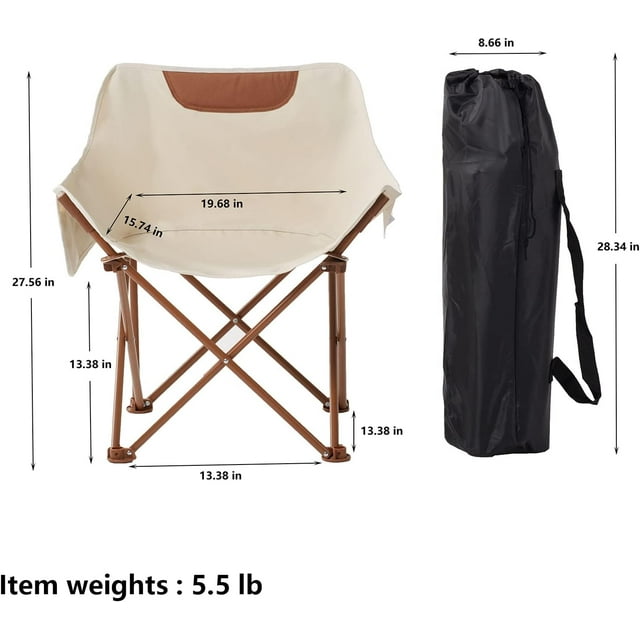 Camping Folding Chair with Carry Bag