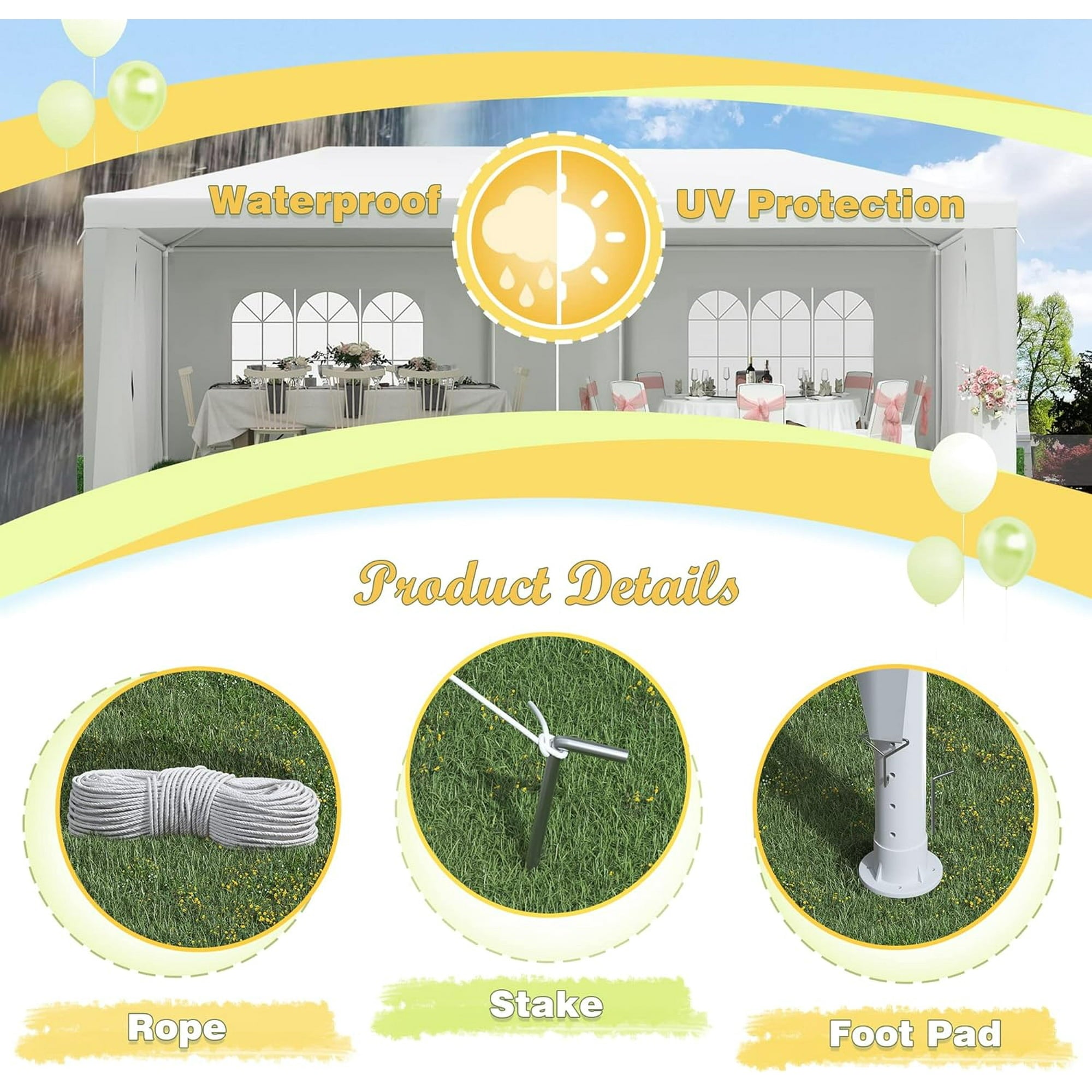 10'x30' Outdoor Party Tent