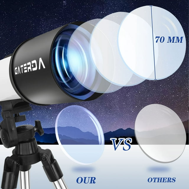 Telescopes, 70mm Aperture 500mm Refractor Telescope