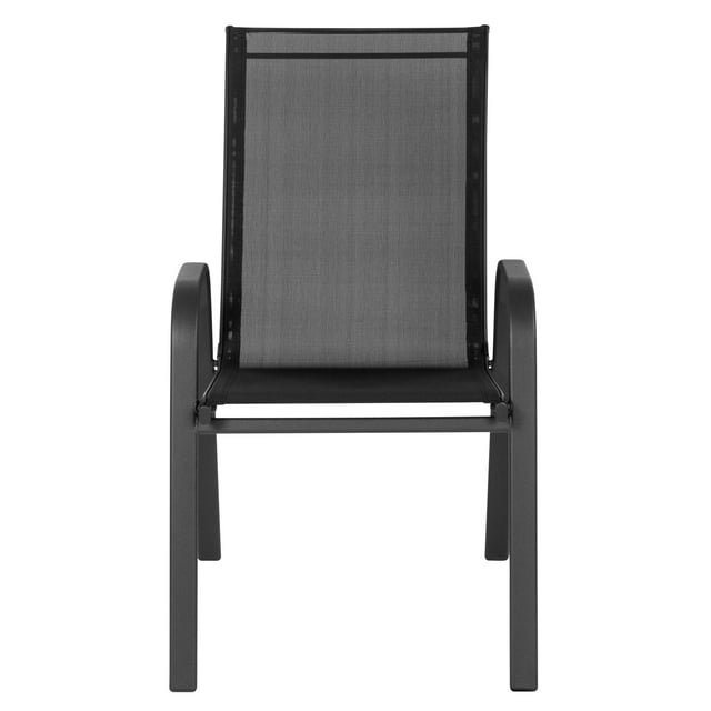 Brazos Series Outdoor Stackable Patio Chairs