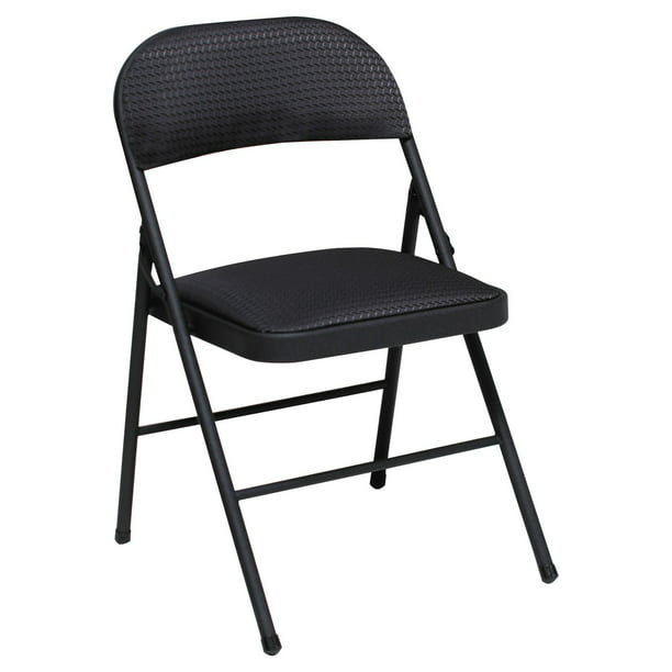 Fabric Folding Chair, 6-Pack, GRAY