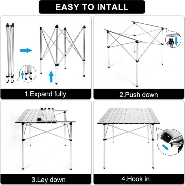 Folding Table for Camping Camp Table for Picnic